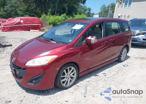 2012 Mazda Mazda5 Grand Touring from USA, damaged, VIN JM1CW2DL2C0135139